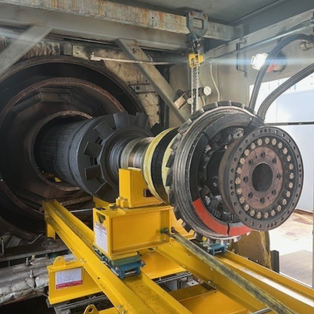 Turbo Generator Rotor Removal